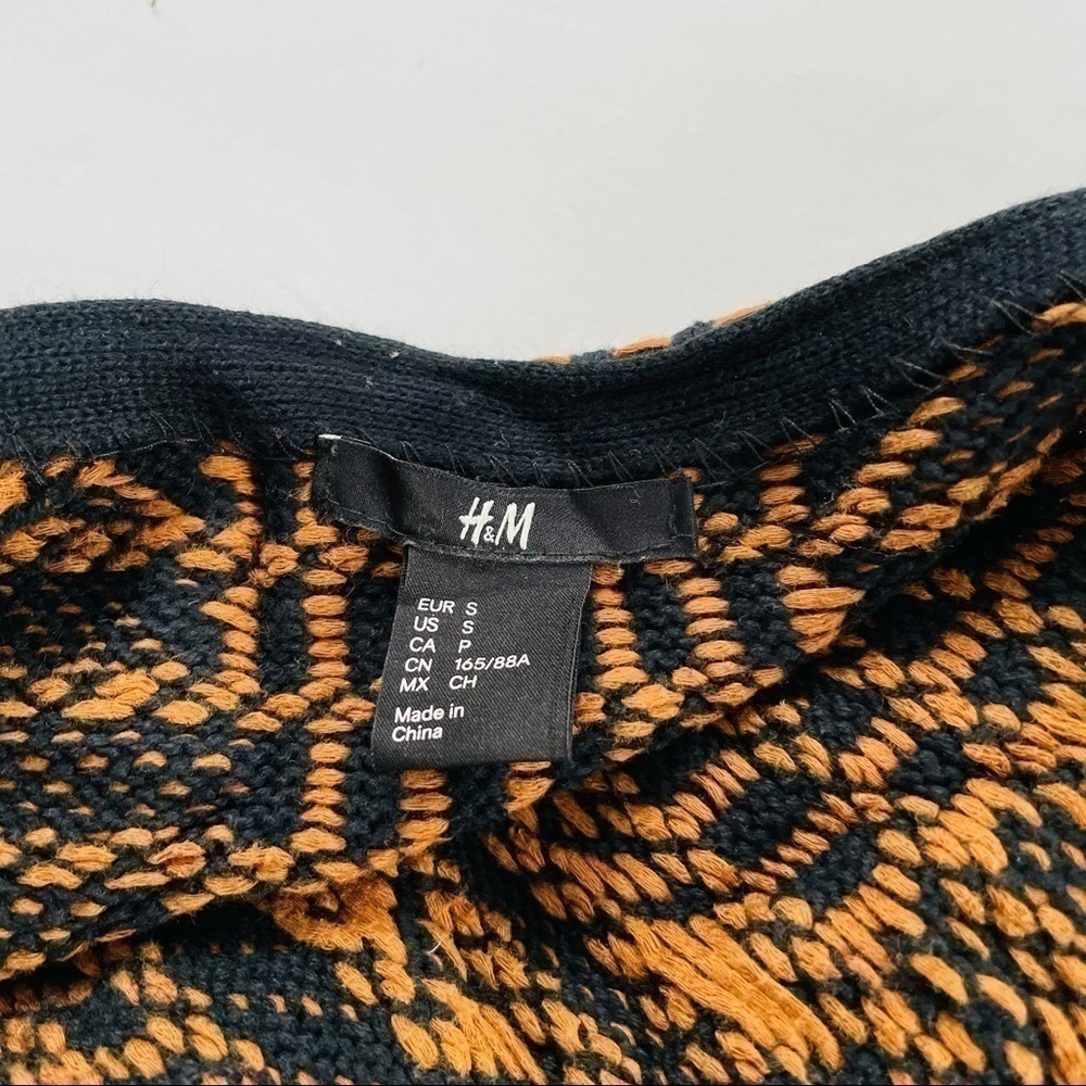 H&M Patterned Blazer Jacket Size Small - Picture 5 of 5